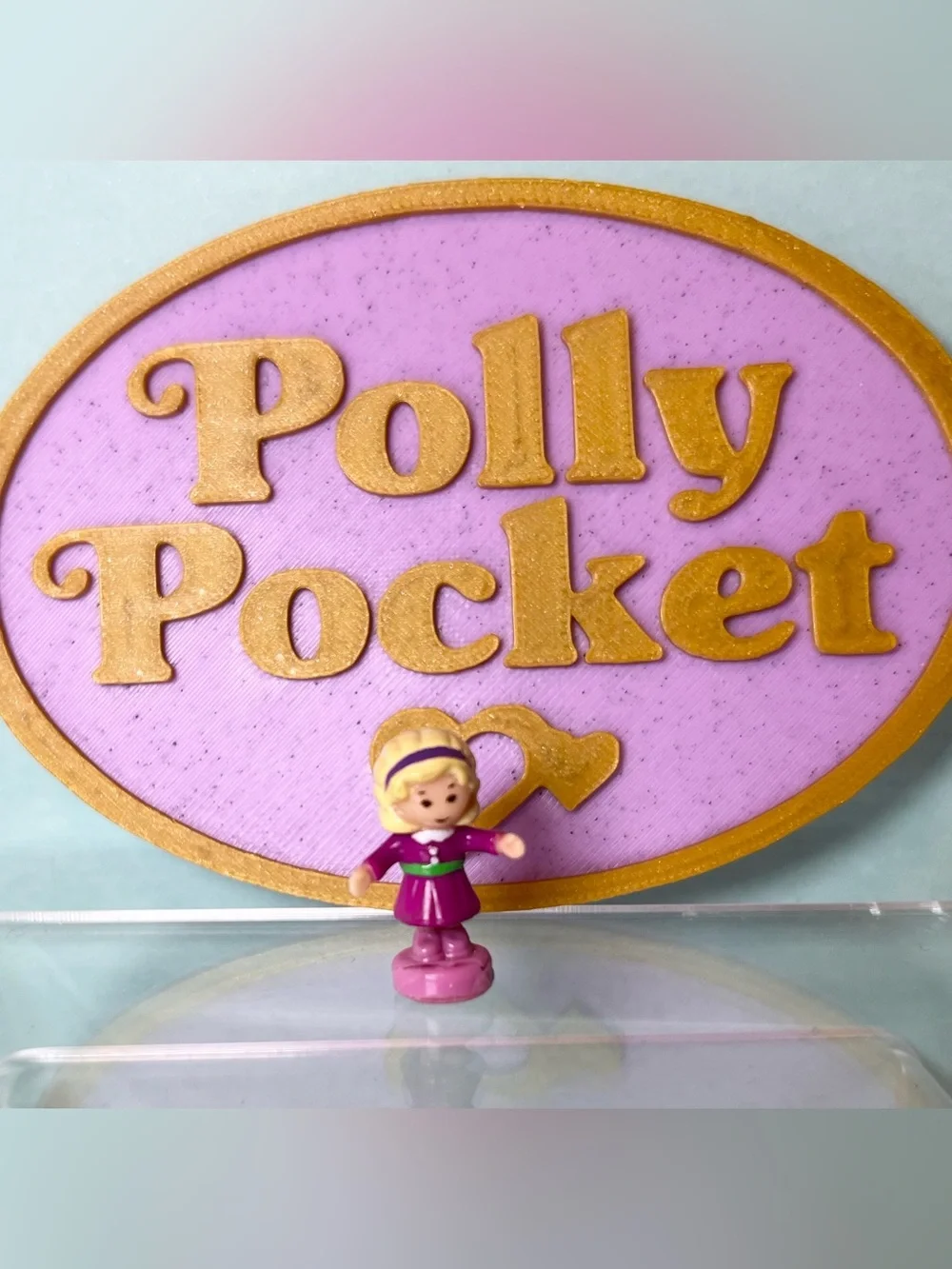 Vintage Polly Pocket 1996 Magical Movin’ Pollyville, magnetic Polly